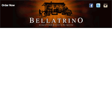 Tablet Screenshot of bellatrino.com